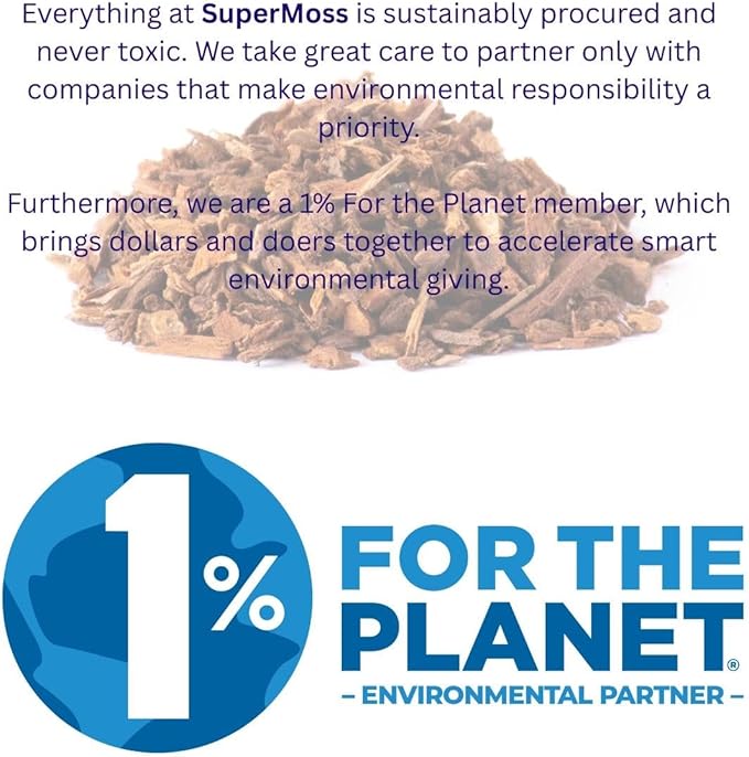 SuperMoss (23111) Orchid Potting Bark, 100% Natural Douglas Fir Bark, 1/4", 2 Cu. Ft.