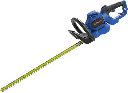 GARCARE 24-Inch Hedge Trimmer Corded - 4.5 Amp Electric Bush Cutter with Dual-Action Blades and Safety Lock Bush Trimmer for Thick Branches Hedges and Shrubs