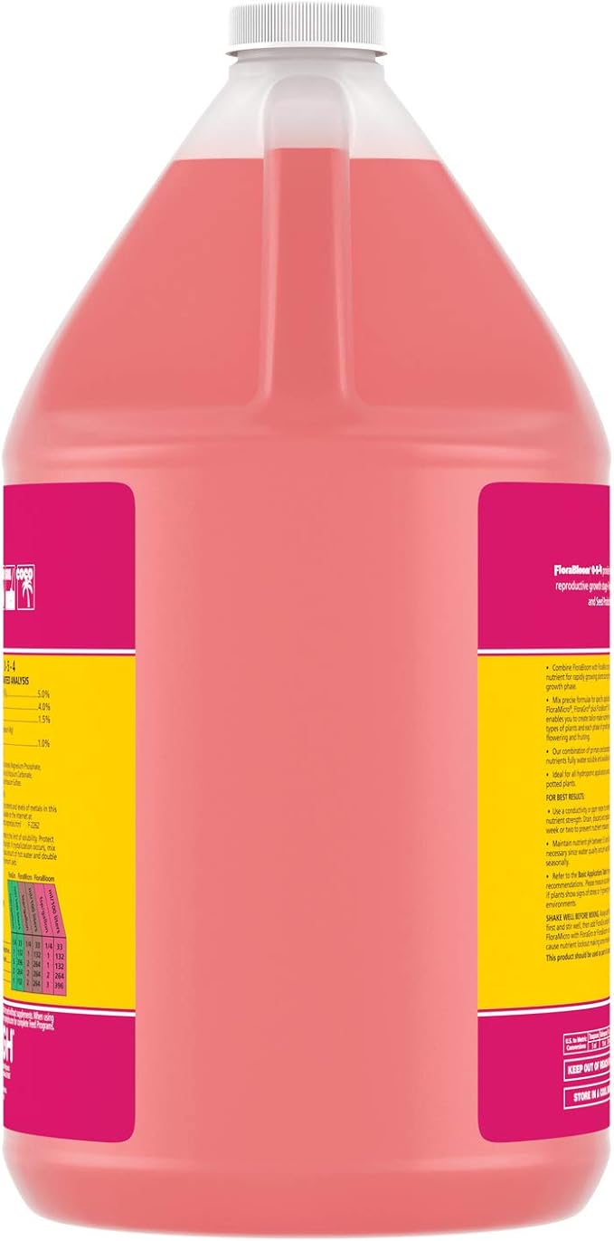 General Hydroponics 718015 FloraBloom, 1 Gallon, Magenta