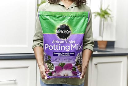 Miracle-Gro African Violet Potting Mix, 8qt, 8-Pack