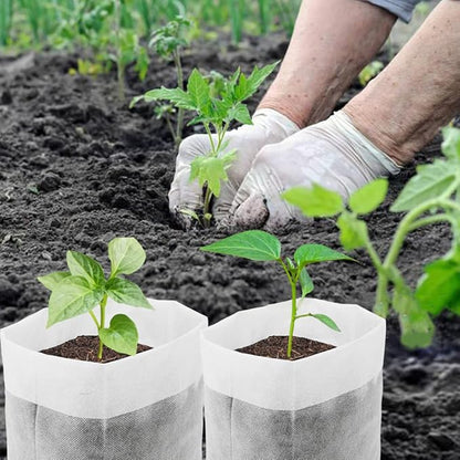 Large Non-Woven Nursery Bags for Plants,25PCS (13.2"x15") Fabric Planters Grow Bags,Seedlings Grow Bag for Planting,Gardening Transplanted Home Gardening Supply