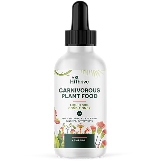 4oz Carnivorous Plant Food & Venus Fly Trap Food - Feeds up to 500 Times, Tropical Plant Fertilizer for Carnivorous Plants, Premium Liquid Fertilizer & Feeding Supplement for Consistent Growth