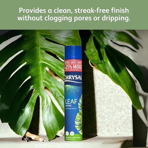 Chrysal LeafShine Spray for Indoor Plants (25oz 6 Pack)