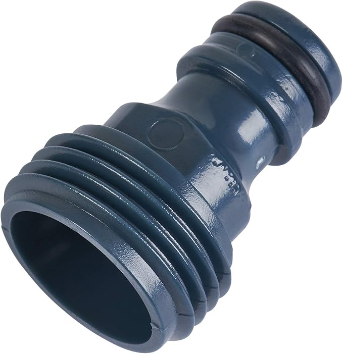 Melnor 65119-AMZ 2-Pattern Vortex Garden Hose Sprayer Nozzle, QuickConnect Product Adapter, Black, Yellow, Slip Resistant Water Hose Nozzle for Car Washing, Patio, Pet