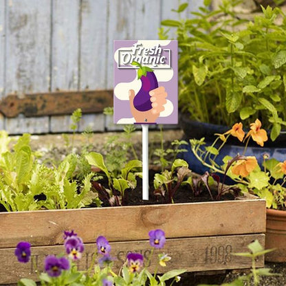 Eveokoki Aluminum Seed & Plant Labels - Plant Markes for Seedlings-Plant Tags for Pots - Garden Signs for Vegetable - Durable Markers for Plants Outdoor Waterproof - Garden Decor for Farmhouse