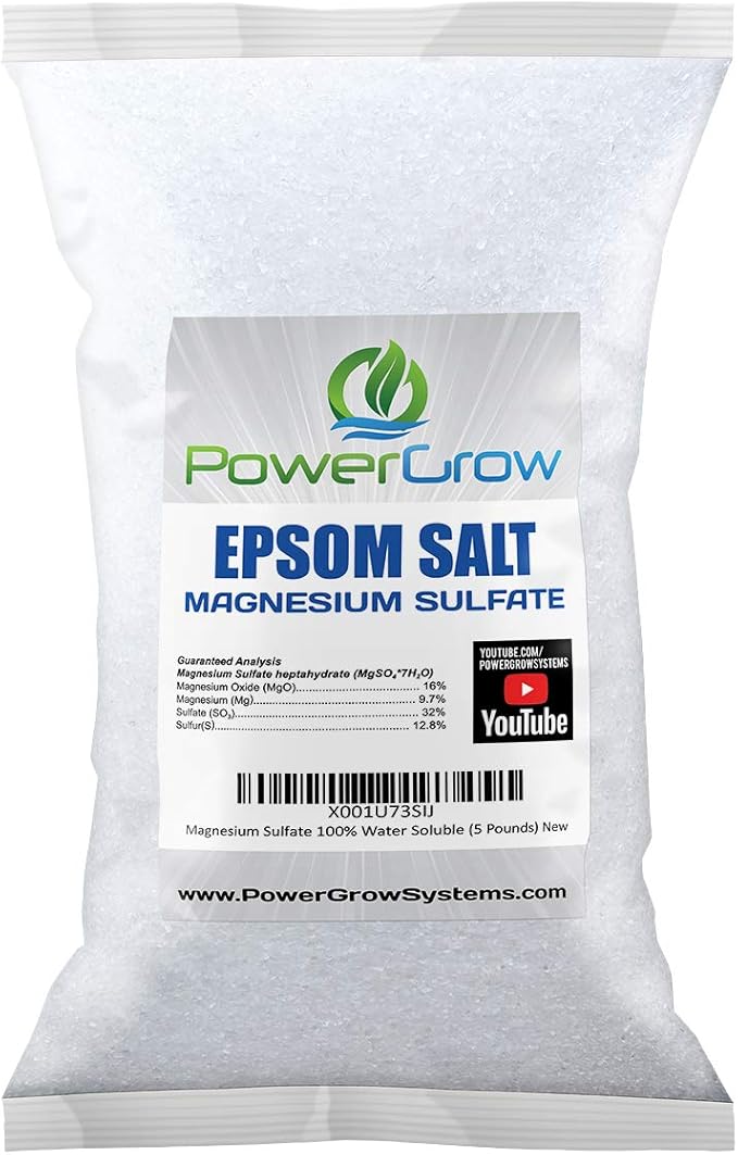 Magnesium Sulfate 100% Water Soluble (20 Pounds)