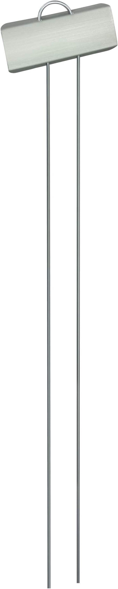 GardenMate 25-Pack Weatherproof XL Metal Plant Labels, Height 21", Label Area 3 1/2'' x 1 1/4''