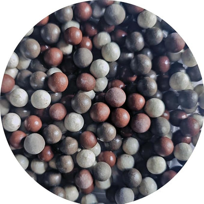 Colorful Leca Clay Pebbles 5LBS for Plants 8-10mm Natural Organic Leca Balls Indoor Potting Garden Soil for Orchid, Succulents, Hydroponics, Decoration, Drainage (Colorful-2, 5 lbs)
