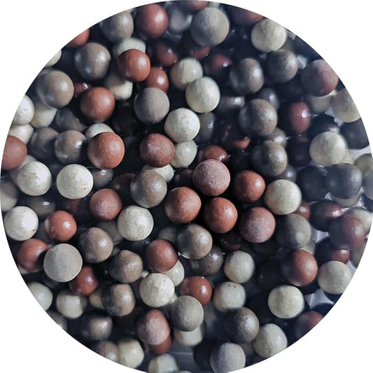 Colorful Leca Clay Pebbles 2LBS for Plants 8-10mm Natural Organic Leca Balls Indoor Potting Garden Soil for Orchid, Succulents, Hydroponics, Decoration, Drainage (Colorful-2, 2 lbs)