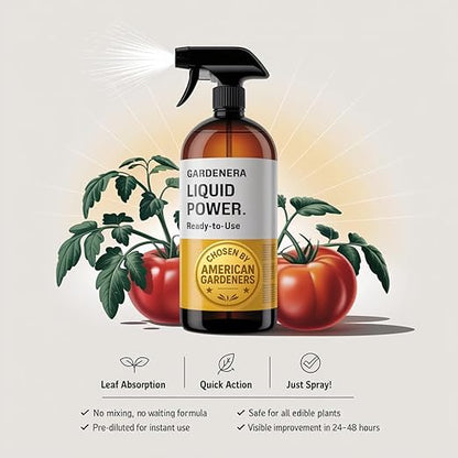 Liquid Power Spinach Fertilizer Spray – Ready-to-Use Liquid Plant Food Mist for Spinach – Premixed, Easy Application – Fast-Acting Formula for Growth, Roots & Yield – Indoor & Outdoor Use – 8 oz
