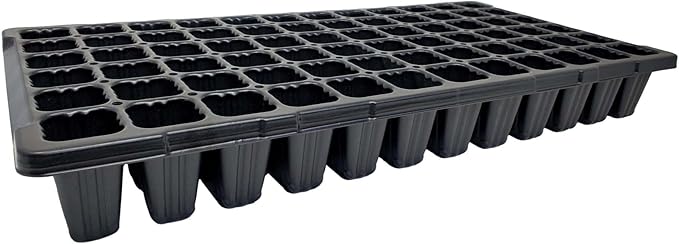 Bootstrap Farmer 72 Cell Seed Starter Tray - Extra Strength Starting Trays for 1020 Planting Seedlings, Propagation, Germination Plug Station (60)