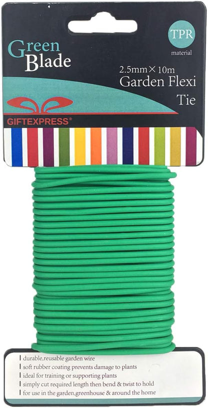 GiftExpress 32.8ft Garden Wire Soft Tie 32.8', Garden Plant Support for Tomatoes, Grapes, Vine Plants, Green House, Soft Twist Ties for Small Tree Against Wind