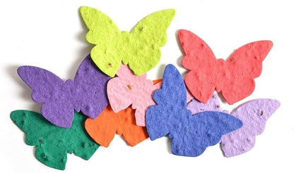 Bloomin Seed Paper Shapes Packs - Butterfly Shapes - 100 Shapes Per Pack - 2.3x1.8 {Color Mix} by Bloomin
