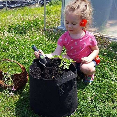 Bootstrap Farmer Grow Bags 5 Gallon Fabric Plant Pots with Handles, 10 Pack