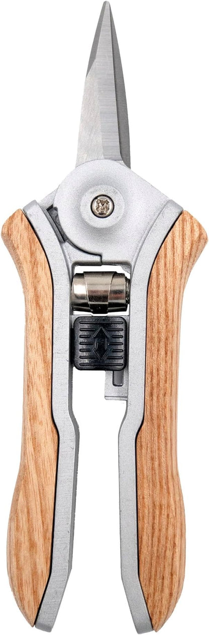 Ferry-Morse Pruning Garden Snips - Wood Handle, Heavy Duty, Garden Shears, Pruner - Manual - Wood