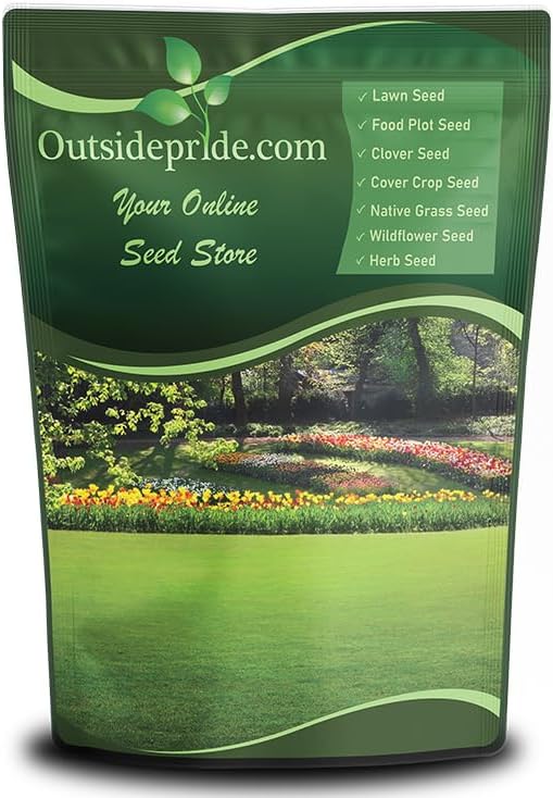 Outsidepride Creeping Red Fescue Grass Seed - 5 Lbs. Cool Season, Soft Textured, Self-Repairing Fine Fescue Grass Seeds for Lawn w/OptiGrowth Coating, Ideal for Dryland Cover Crop & Landscaping