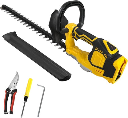 JOJOCY Cordless Hedge Trimmer, 20" Brushless Shrub Trimmer with 3-Speed Settings, Dual-Action SK5 Blade, Safety Lock, Tool Only (for DeWalt)