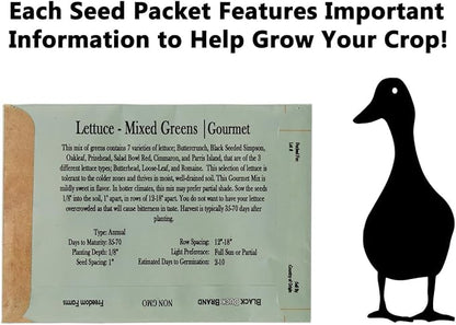 Flower & Vegetable Seed Set - 22 Varieties of Non-GMO Heirloom Premium Seeds for Planting - Asparagus, Beet, Broccoli, Wildflower, and More