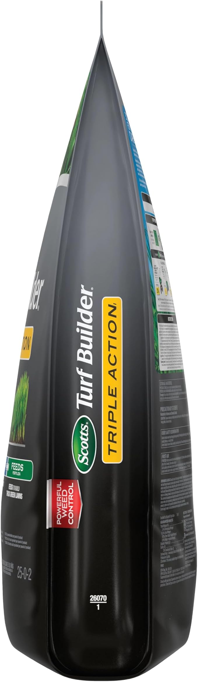 Scotts Turf Builder Triple Action1, Combination Weed Control, Weed Preventer, and Fertilizer, 25-0-2, 5,000 sq. ft., 14.10 lbs.