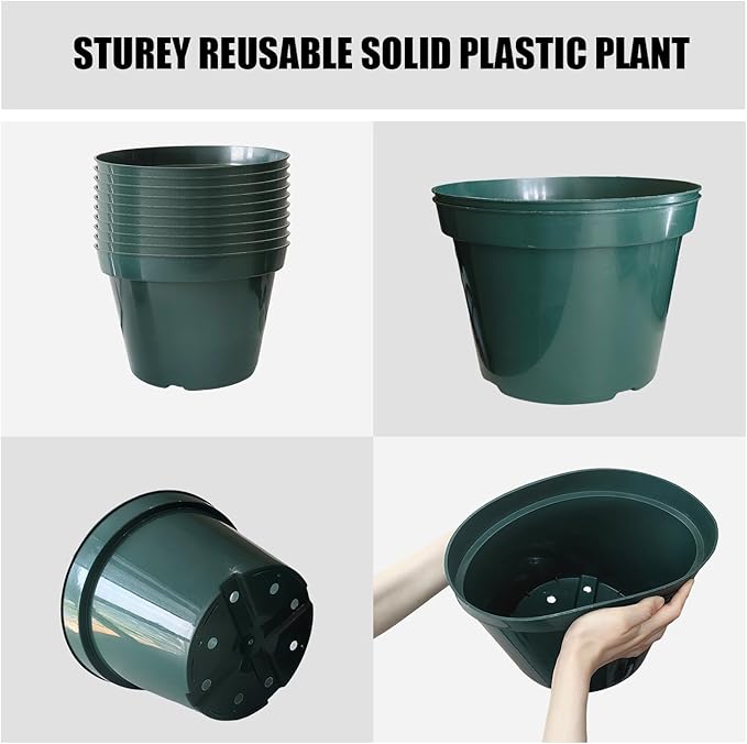 RooTrimmer 8 inches Nursery Pot Plant Grow Sturdy Flower pots in Bulk Price 20P