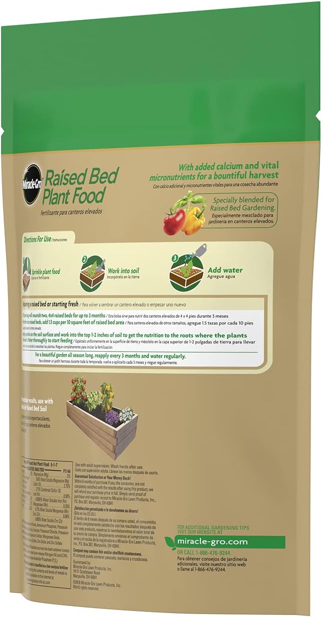Miracle-Gro Raised Bed Plant Food, 2-Pound