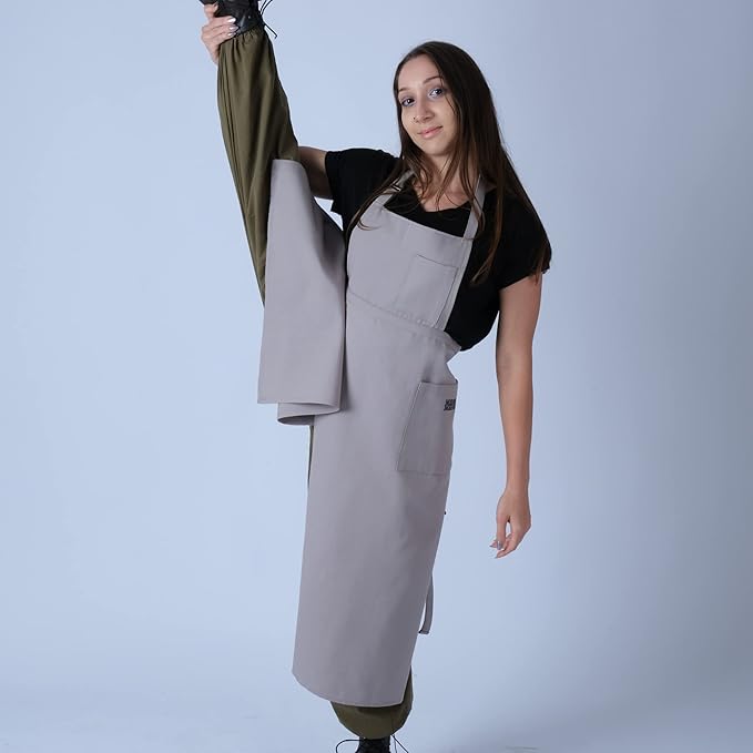 makemake Tools | Split-Leg Waterproof Unisex Pottery Apron for Pottery Artist | Ceramic Coveralls | Claypron | Florist Gown
