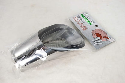 3 Pcs Set Japanese Stainless Bonsai Soil Scoop w/Mesh - Potting & Mixing Tool (U-4)