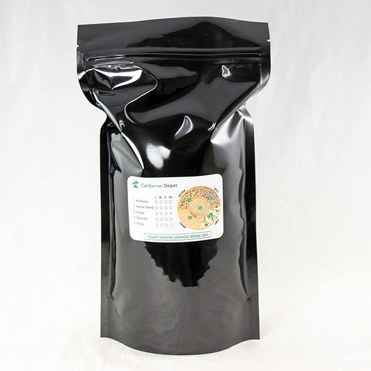 1 Quart Genuine Japanese Kiryu for Pines & Junipers Bonsai Tree Soil Mix - Medium Grain (1Q KIRYU M)