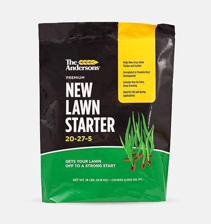 The Andersons Premium New Lawn Starter 20-27-5 Fertilizer - Covers up to 5,000 sq ft (18 lb)