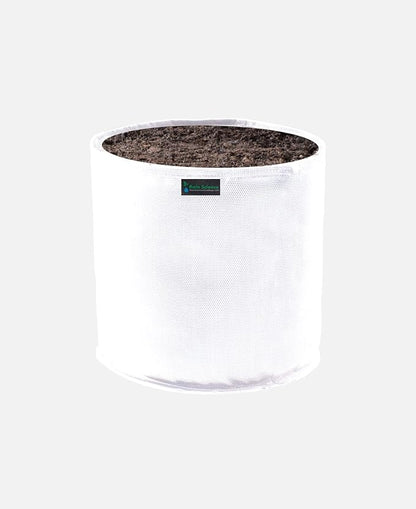 Commercial Grow Bag Pack of 10, Air Pruning Mesh Fabric Plant Containers (5 Gallon, White)