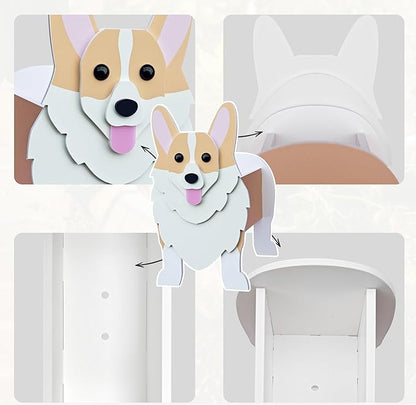 Corgi Dog Planter, Cute Animal Shape Flower Planters, Plant Pots for Indoor/Outdoor Garden Decor, Unique Gifts/Souvenirs for Pet Lovers