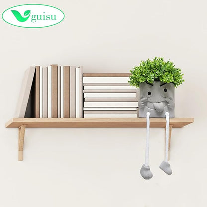 Uguisu 1PCS Cute Plant pots,2.5 Inch Succulent pots,Indoor Succulent planters,Small Flower pots for Home Decor,Room Decor,Shelf Decor,Desk Decor.（No Plants）