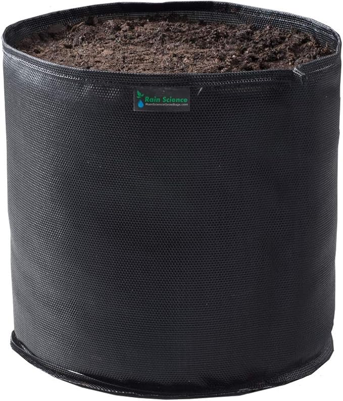 Commercial Grow Bag Pack of 10, Air Pruning Mesh Fabric Plant Containers (10 Gallon, Black)
