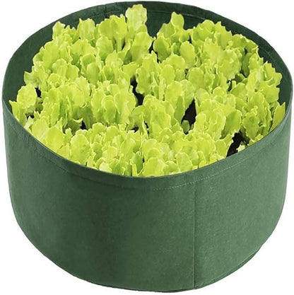 Ulalaza 3PCS Potato Grow Bags with Flap Plant Grow Bags Fabric Multi Ribbon Potato Bag Tomato Vegetable Growth Non-Woven Felt Planting Bag Transparent