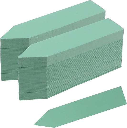 200 Pcs 4 Inch Plant Tags Seed Garden Labels Markers Plastic Plant Name Tags for Outdoor Indoor Garden, Green