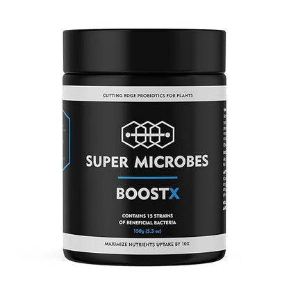 BoostX – Organic Plant Fertilizer | Premium NPK Nutrients for Stronger Plants & Better Flowering | Mycorrhizae & Trichoderma for Improved Growth