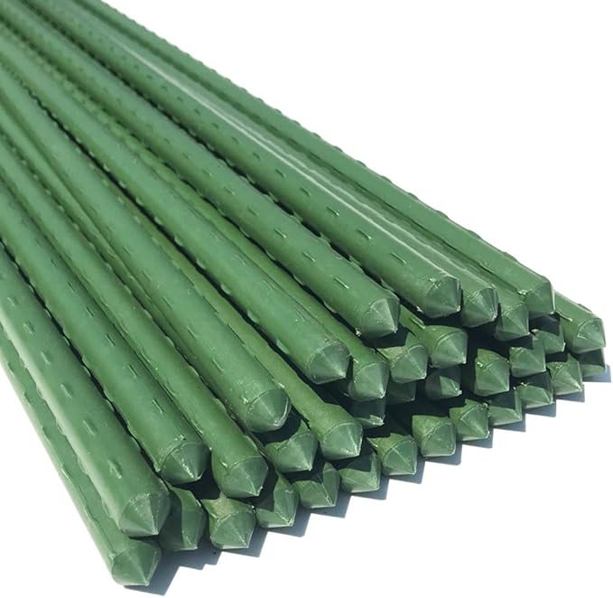 WAENLIR Garden Stakes 84 inch 7ft Sturdy Tomato Stakes, Plant Stakes for Outdoor Plants, Plant Support Sticks for Gardening, Pack of 25