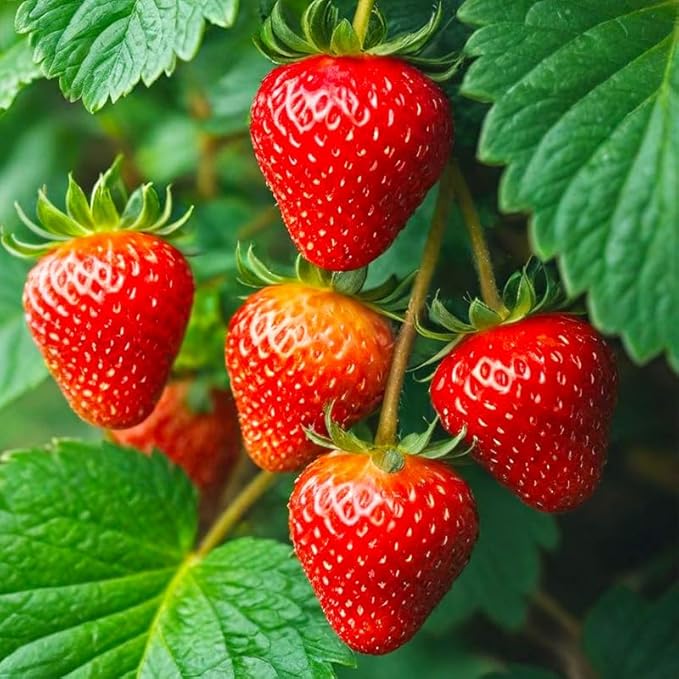 1500Pcs Mix Fruit Seeds for Planting-6 Varieties Including 400 Strawberry 200 Blueberry 300 Raspberry 300 Mulberry 200 Cranberry and 20 Cherry