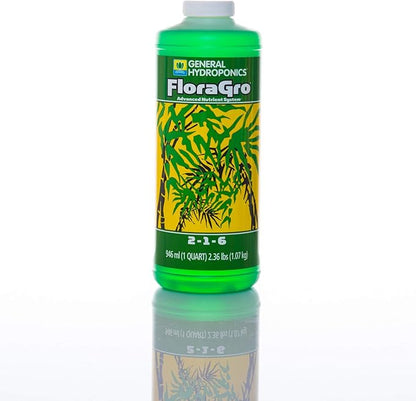 General Hydroponics FloraGro 1 Quart