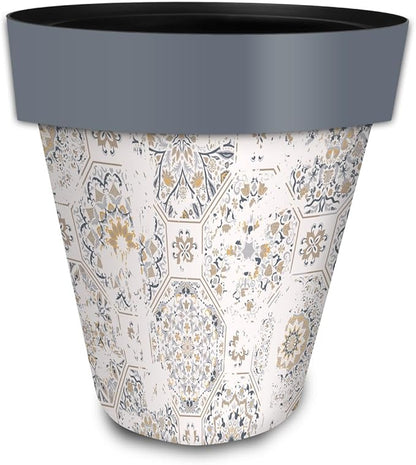 Briarwood Lane Distressed Tiles Large Planter