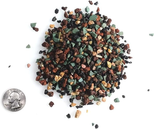 15LB Mix Lava Rocks for Plant Gravel Pebbles for Bonsai Succulent Potting Soil, Top Dressing and Terrarium Plants,