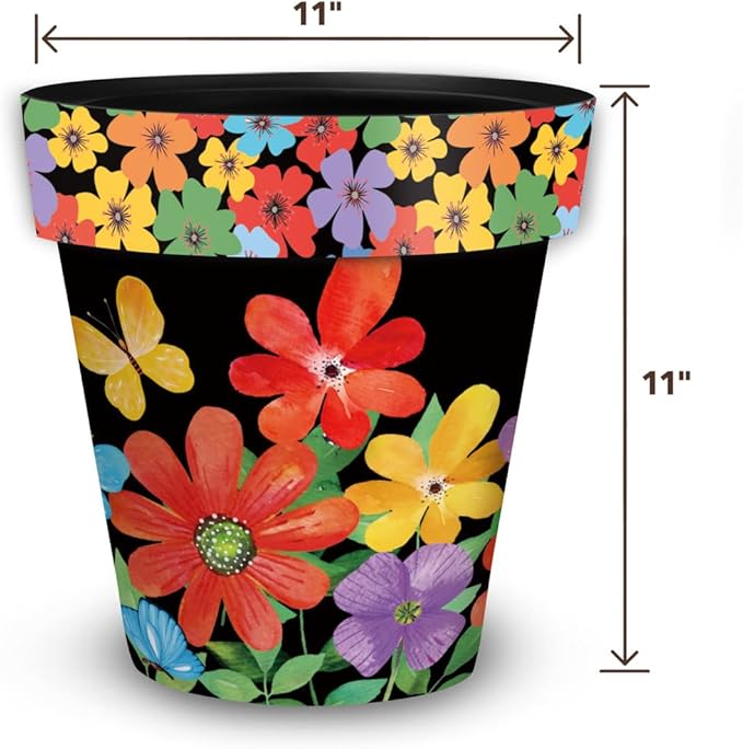 Briarwood Lane Whimsy Flowers Medium Planter