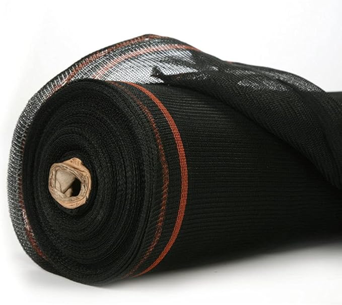 Safety Debris Construction Heavy Duty Netting (10' x 150', 1/16" Mesh, Black) - Fire Retardant, UV Treated for Scaffolding, Dust Control, Construction Barrier Fencing, Wind Block, and Site Protection