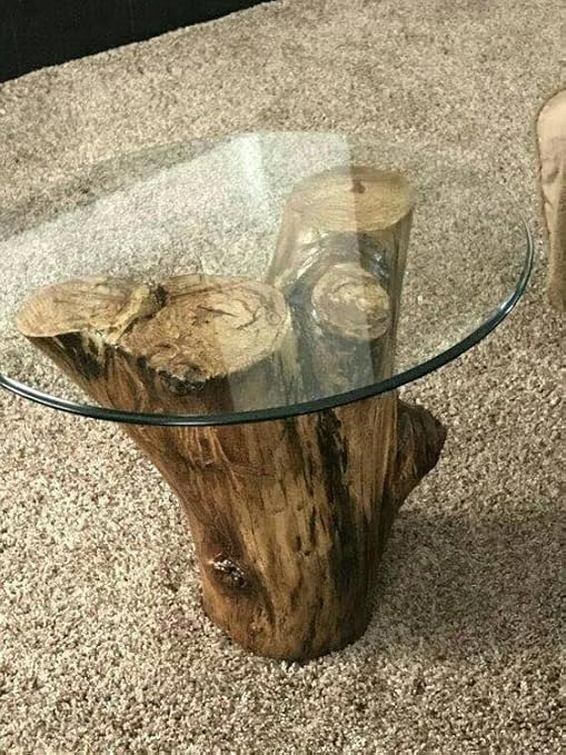 Custom Cut Glass Table Top 3/8'' Thick - Clear Tempered to Size Round Replacement for Tops with Bevel Edge by Fab and Mirror, C-CLGT-RD10MTB