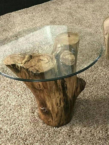 Custom Cut Glass Table Top 3/8'' Thick - Clear Tempered to Size Round Replacement for Tops with Bevel Edge by Fab and Mirror, C-CLGT-RD10MTB