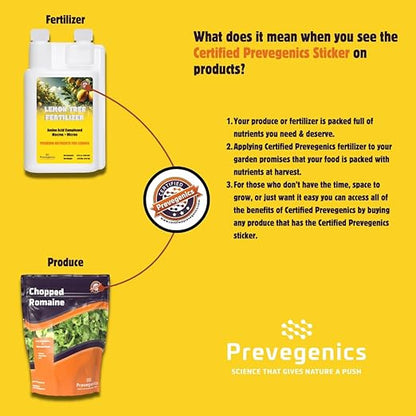 Lemon Tree Fertilizer | (32 fl. oz.) | Easy to Use Liquid Fertilizer for Lemons and Citrus Trees | Liquid Plant Food | Contains Amino Acid Complexed Macronutrients & Micronutrients