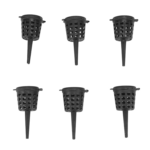 Bonsai Fertilizer Basket, Mini Mesh Planting Nutrition Cup with Lid, 2 x 0.8 Inch, 100 Pack, for Potted Plants and Orchid