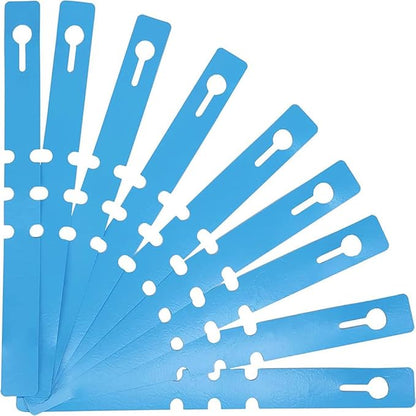 Kecoya 200pcs Plastic Plant Labels, Waterproof Plant Tree Tags and Labels, Wrap Around Plant Label Tags, Adjustbale Hanging Plant Tag and Labels. (Blue)