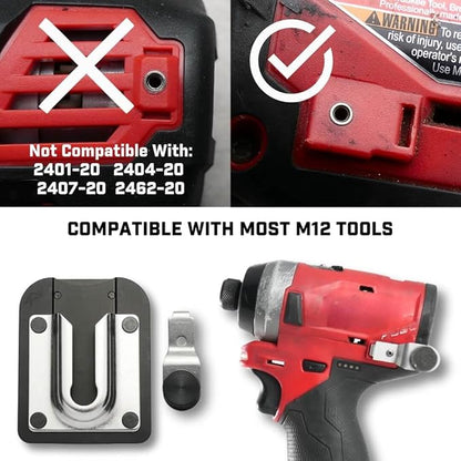 PinPal Pro | Universal Tool Holster - Gravity Locking Clip-On Tool Belt Holder for Drills, Impacts, and Other Tools