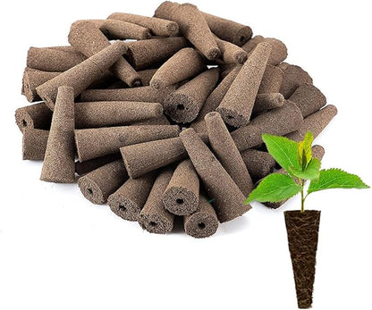 Seed Starter Grow Sponges for Aerogarden, PH-Balanced Refill-Seed Pods Replacements for Indoor Hydroponic System, 50 Pack, Brown